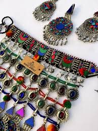 afghani pendants necklace set necklace