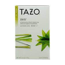 tazo zen green tea nutrition