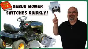 troubleshoot mower safety switches