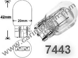 7440 7443 Wy21w Led Bulb Tail Turn Signal Parking Brake