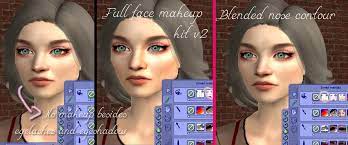 mod the sims full face makeup kit v2