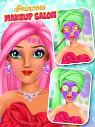 pink princess makeup salon games for