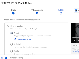 how to share a private video on you