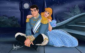 cinderella and prince charming romantic