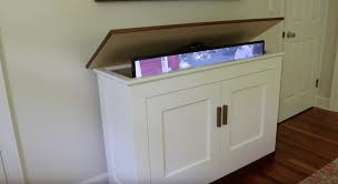 Shop online for computer screen / monitor mounts & accessories, risers, and stands at pbtech.co.nz. Build A Tv Lift Cabinet Free Design Plans Longview Woodworking With Jon Peters