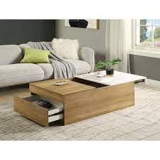 Small Rectangle Wood Coffee Table