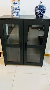 Ikea Brimnes Glass Cabinet Black