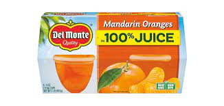 mandarin oranges in 100 juice fruit