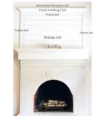Diy Updated Fireplace With Shiplap