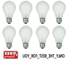 8 Pack 75 Watt Incandescent Light Bulbs 750