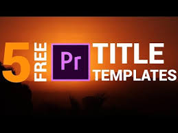 Browse over thousands of templates that are compatible with after effects, premiere pro, photoshop, sony vegas, cinema 4d, blender, final cut pro, filmora, panzoid, avee player, kinemaster, no software Free Premiere Pro Templates Mega List 75 Amazing Freebies