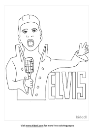 When it gets too hot to play outside, these summer printables of beaches, fish, flowers, and more will keep kids entertained. Elvis Presley Coloring Pages Free Music Coloring Pages Kidadl
