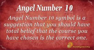 We then ad this string of numbers together, which in this example gives us 25. Angel Number 10 Meaning A Symbol Of Faith In Yourself Sunsigns Org