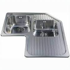 corner double bowl kitchen sink all india
