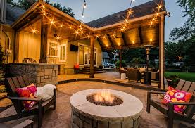 Outdoor Living Space Rustic Patio