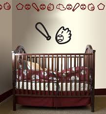 Baby Baseball Wall Decals Stickers