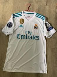 Get ready for game day with officially licensed real madrid jerseys, uniforms and more for sale for men, women and youth at the ultimate sports store. Original Adidas Real Madrid Home Jersey 2017 18 Ucl Size Small As New Sports Sports Apparel On Carousell