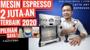 Mesin pembuat kopi terbaik 2020 ini adalah mesin espresso klasik. Mesin Kopi Espresso 2 Juta An Terbaik 2020 Resep Kopi Susu Botol Ferratti Ferro Fcm 3605 Youtube