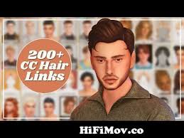 200 maxis match male hairs cc links