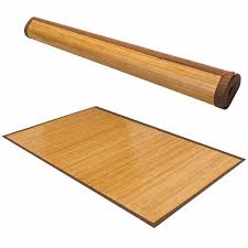 5 ft x 8 ft bamboo floor mat area rug