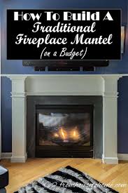 Build A Fireplace Mantel With Crown Molding