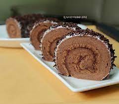 I Love I Cook I Bake Chocolate Sponge Swiss Roll gambar png
