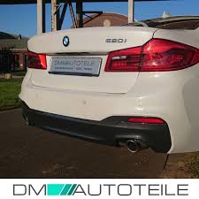 The seventh generation of the bmw 5 series consists of the bmw g30 (sedan version) and bmw g31 (wagon version, marketed as 'touring') executive cars. Sport Conversion Rear Bumper Pdc Fits On Bmw 5 Series G30 Saloon Stanadard Or M Sport Without M5