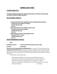 Resume Template   Sample Career Objective Nursing Eager World With     Sample Objective Resume For Nursing   http   www resumecareer info 