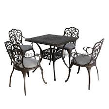 rust proof outdoor dining table set