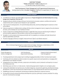To be a successful candidate for web developer jobs, resume expert kim isaacs says it helps to have a comprehensive resume. Web Developer Cv Format Web Developer Resume Sample And Template