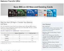 0 apr transfer credit cards. Navy Federal Credit Union Nfcu 0 1 99 Apr For 12 Months 0 Balance Transfer Fee For New Existing Cardholders Doctor Of Credit