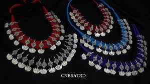 oxidised necklace oxidised designer