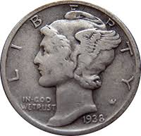 1938 Mercury Dime Value Cointrackers