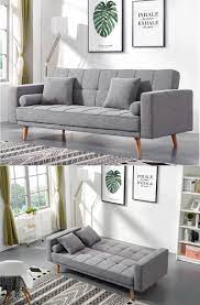 sofa bed tufted folding couch futon
