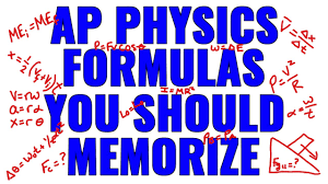 memorize for ap physics 1 exam