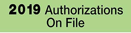 Amazon Com Amzfiling 2019 Authorization On File Patient