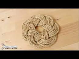 round rope mat rope hot pad you