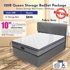 queen storage bed set package 10