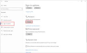 change microsoft account pword