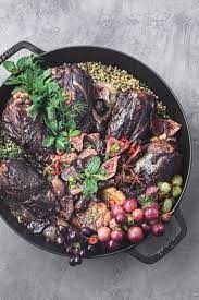 Lamb Shanks With Figs gambar png