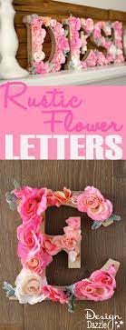 neat diy rustic wooden letters