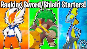 RANKING ALL 3 STARTER POKEMON IN SWORD AND SHIELD FROM WORST TO BEST! -  YouTube