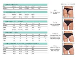 L Space Size Chart South Beach Swimsuits