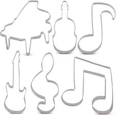 · we think you might like these products too:. Buy Liliao Music Cookie Cutter Set 6 Piece Violin Piano Electric Guitar Music Note G Clef And Eighth Note Biscuit Fondant Cutters Stainless Steel Online In Germany B085h9d8nq