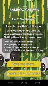 Free Bamboo Garden Live Wallpaper Apk