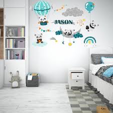 Panda Wall Decal Custom Nursery Wall