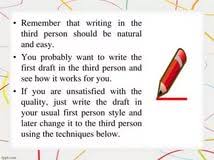 professional custom essay editing websites ca esl college cheap     Write in Third Person Step    jpg
