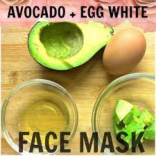 diy avocado egg white face mask bellatory
