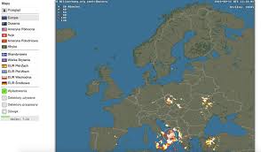 Mapa pożarów i ognia przedstawia oraz gromadzi dane na temat wszystkich lokalizacji występowania pożarów wykrytych za pomocą spektroradiometru obrazowania o średniej rozdzielczości (modis) na pokładzie satelitów terra i aqua w ciągu ostatnich 10 dni. Sledzenie Burz Strony Internetowe I Aplikacje Eloblog