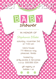 Onesies Baby Shower Invitation Printable Any Color Just